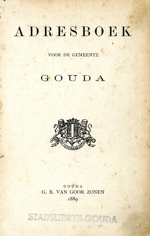 Adresboeken Gouda 1889-01-01