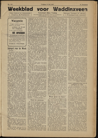 Weekblad voor Waddinxveen 1947-07-25