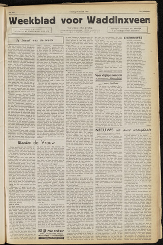 Weekblad voor Waddinxveen 1956-03-09