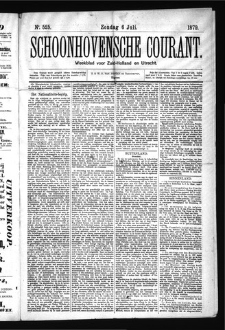 Schoonhovensche Courant 1879-07-06