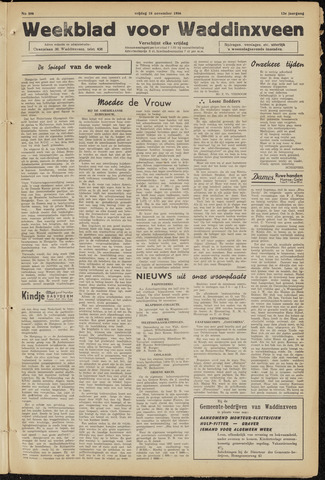 Weekblad voor Waddinxveen 1956-11-16