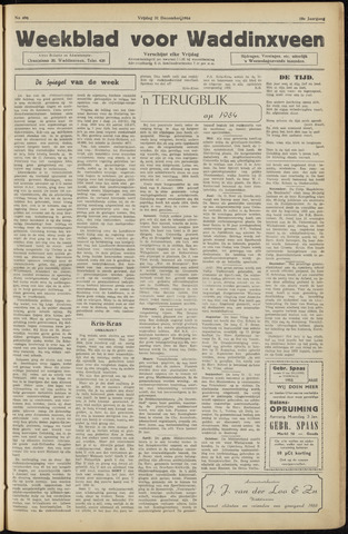 Weekblad voor Waddinxveen 1954-12-31