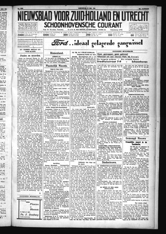 Schoonhovensche Courant 1931-05-13