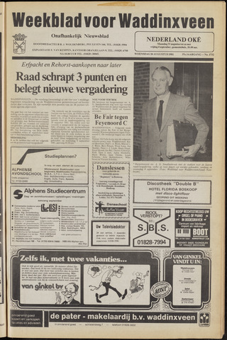 Weekblad voor Waddinxveen 1981-08-26