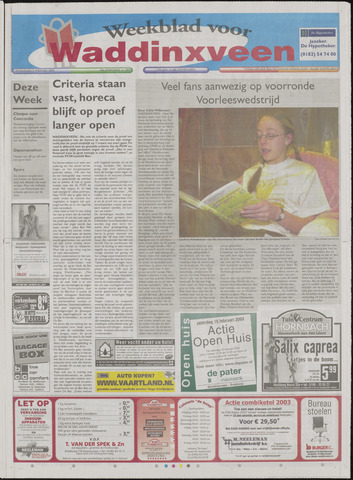 Weekblad voor Waddinxveen 2003-02-05