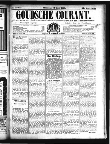 Goudsche Courant 1915-06-14
