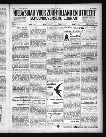 Schoonhovensche Courant 1936-05-20