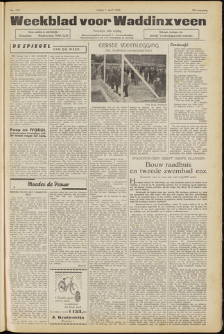 Weekblad voor Waddinxveen 1960-04-01
