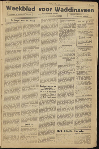 Weekblad voor Waddinxveen 1952-05-16