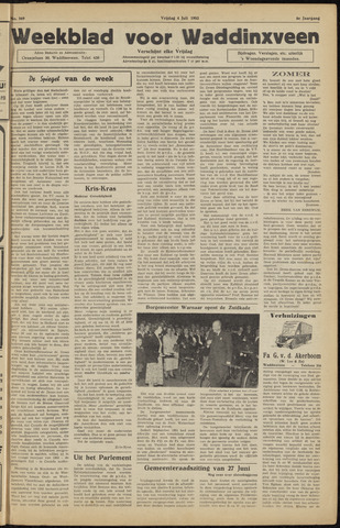 Weekblad voor Waddinxveen 1952-07-04