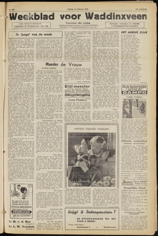 Weekblad voor Waddinxveen 1957-02-15