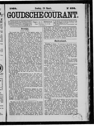 Goudsche Courant 1868-03-29