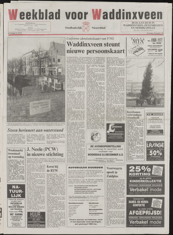 Weekblad voor Waddinxveen 1992-12-15