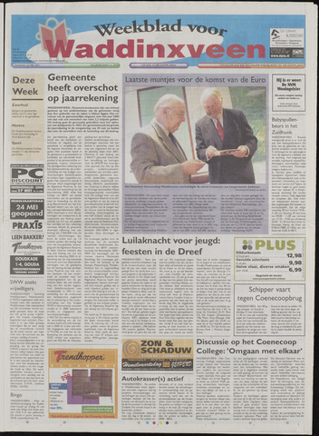 Weekblad voor Waddinxveen 2001-05-22