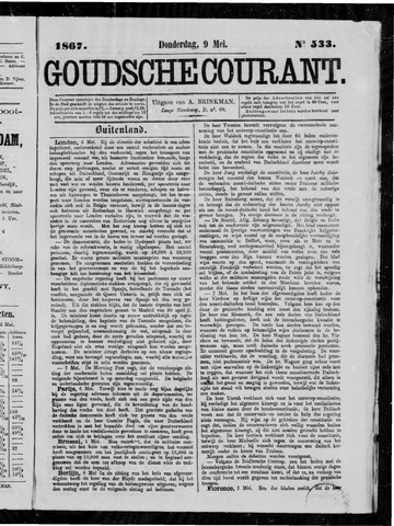 Goudsche Courant 1867-05-09
