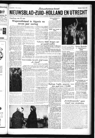 Schoonhovensche Courant 1962-03-19