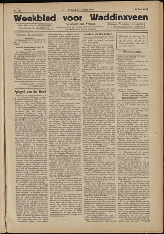 Weekblad voor Waddinxveen 1948-01-23