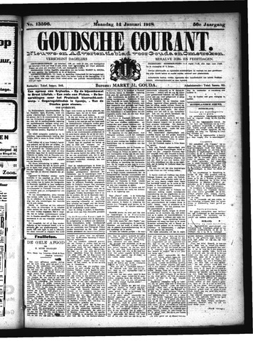 Goudsche Courant 1918-01-14