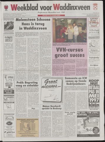 Weekblad voor Waddinxveen 1996-11-06