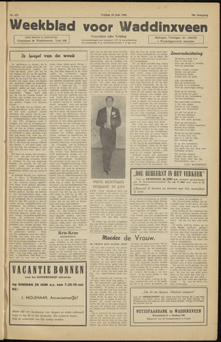Weekblad voor Waddinxveen 1954-06-25