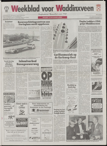 Weekblad voor Waddinxveen 1995-12-20