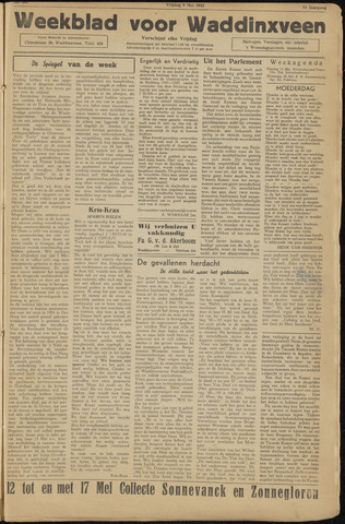 Weekblad voor Waddinxveen 1952-05-09