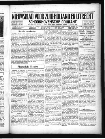 Schoonhovensche Courant 1934-09-05