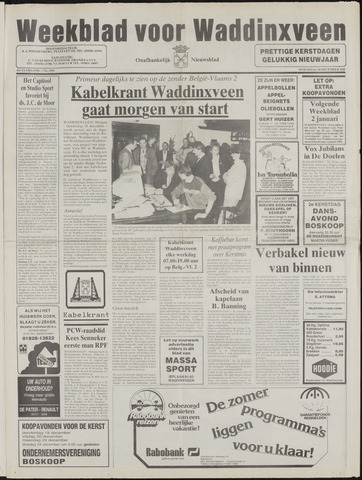 Weekblad voor Waddinxveen 1985-12-18