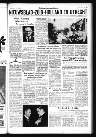 Schoonhovensche Courant 1963-05-22