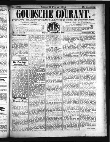 Goudsche Courant 1915-02-19