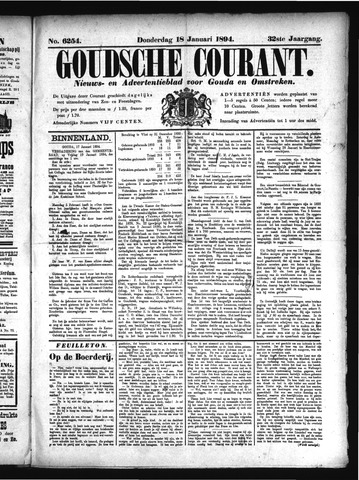 Goudsche Courant 1894-01-18