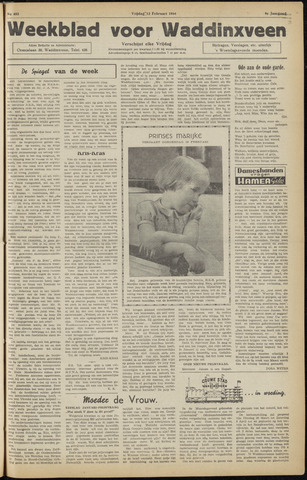 Weekblad voor Waddinxveen 1954-02-12