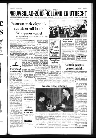 Schoonhovensche Courant 1971-03-12