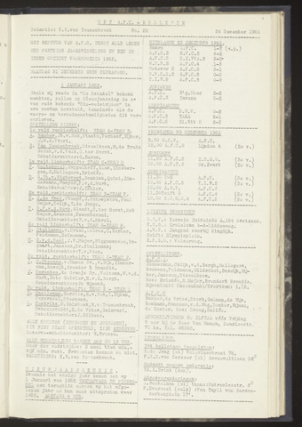 Bulletins (vnl. opstellingen) 1951-12-24