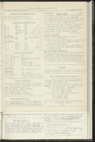 Bulletins (vnl. opstellingen) 1956-12-11