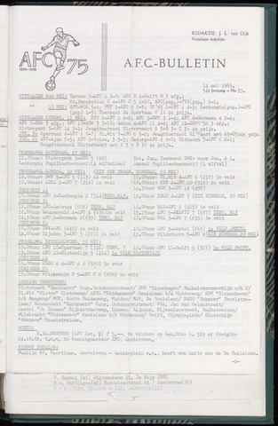 Bulletins (vnl. opstellingen) 1969-05-14