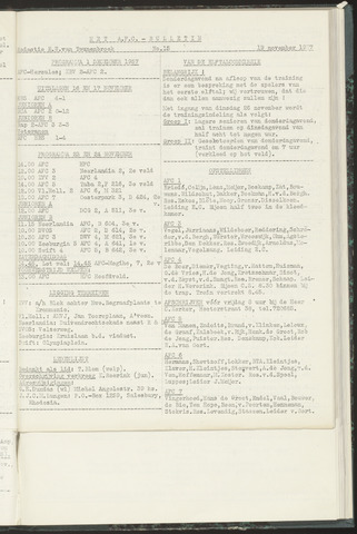 Bulletins (vnl. opstellingen) 1957-11-19