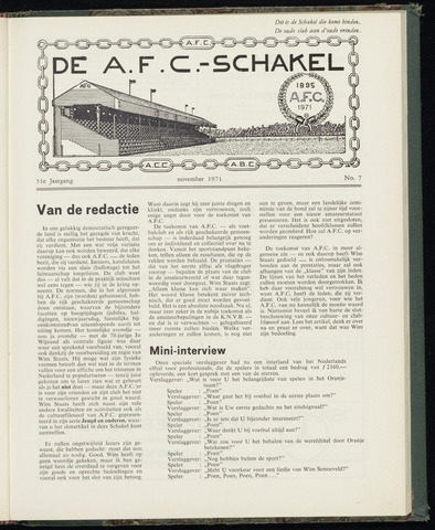 Schakels (clubbladen) 1971-11-01