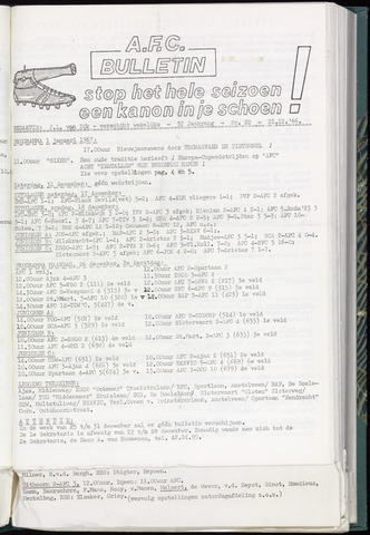 Bulletins (vnl. opstellingen) 1966-12-21