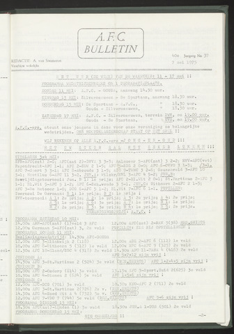 Bulletins (vnl. opstellingen) 1975-05-07