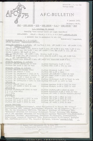 Bulletins (vnl. opstellingen) 1969