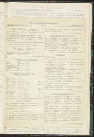 Bulletins (vnl. opstellingen) 1955-12-20