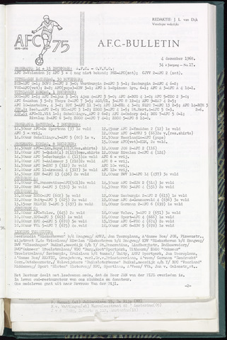 Bulletins (vnl. opstellingen) 1968-12-04