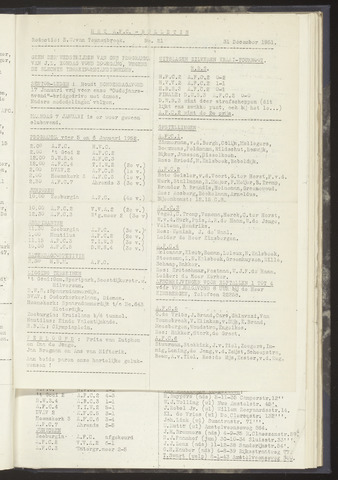 Bulletins (vnl. opstellingen) 1951-12-31