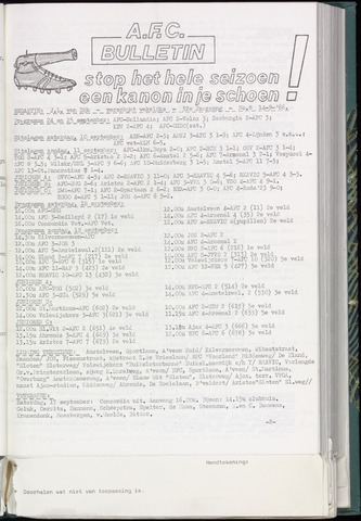 Bulletins (vnl. opstellingen) 1966-09-14
