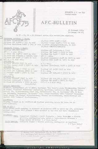 Bulletins (vnl. opstellingen) 1969-02-26