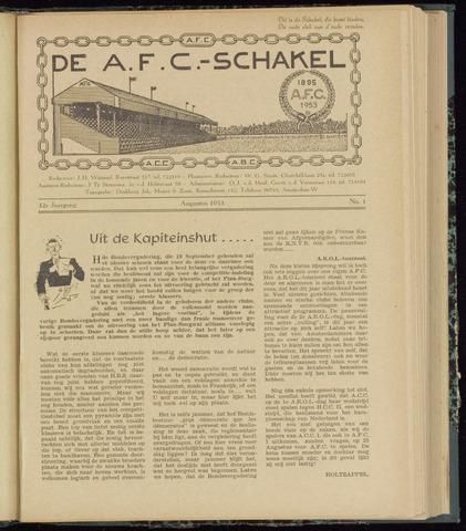 Schakels (clubbladen) 1953-08-01