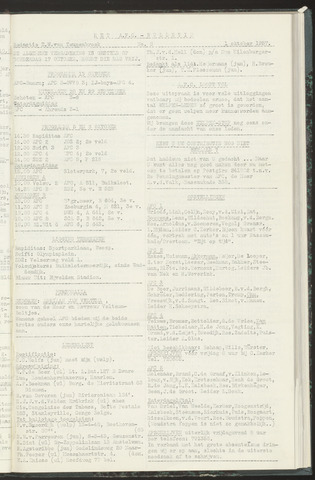 Bulletins (vnl. opstellingen) 1957-10-01