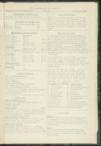 Bulletins (vnl. opstellingen) 1955-10-18