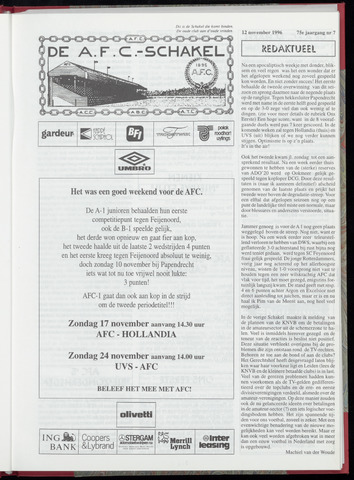 Schakels (clubbladen) 1996-11-12